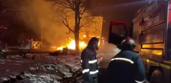 Şehit ailesinin evinde yangın çıktı