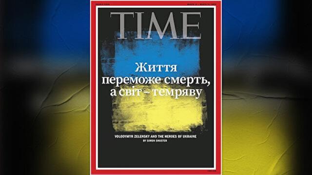 Dünyaca ünlü Time dergisinden Putin'i çıldırtacak Ukrayna kapağı: Aydınlık karanlığa galip gelecek