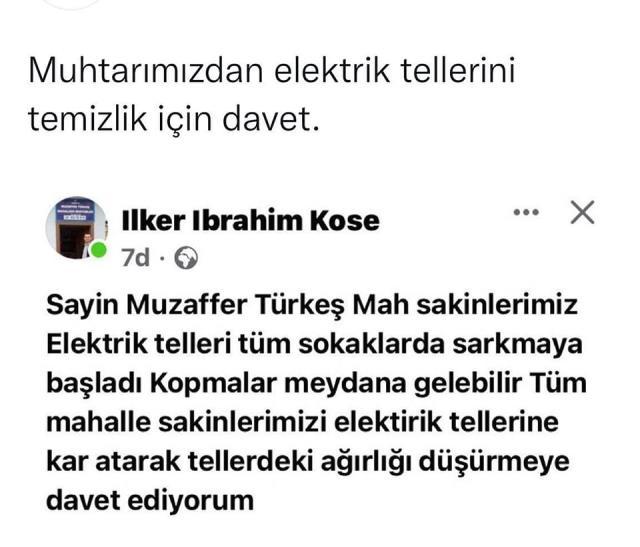 Isparta'da kabus geri dönüyor: Kar geldi, elektrikler gitti! Muhtar, mahalleliyi tellere kar topu atmaya çağırdı