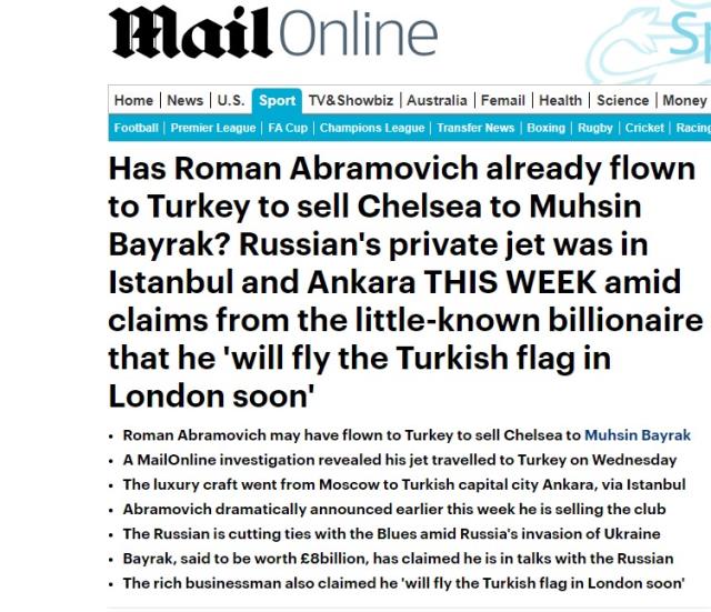 Dünya bu haberi konuşuyor! Abramovich, aşiret ağasıyla Chelsea'nin satışını görüşmek için Türkiye'ye geldi
