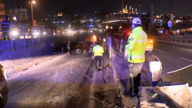 Beyoğlu'nda kaza 3 yaralı