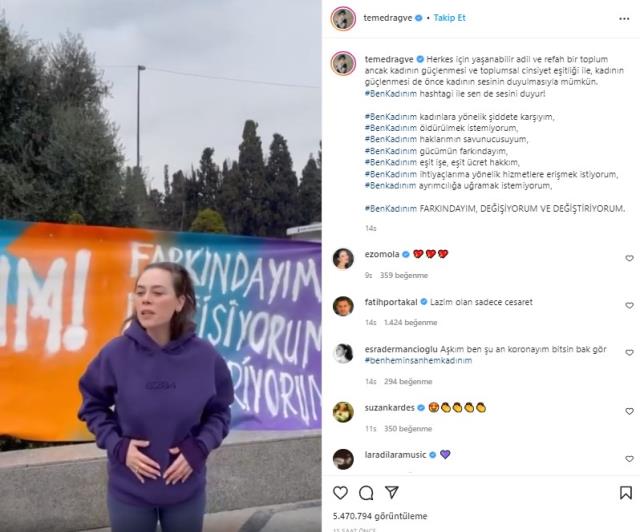 Demet Evgar'dan tek kişilik dev protesto: Öldürülmek istemiyorum Demet Evgar'dan tek kişilik dev protesto: Öldürülmek istemiyorum