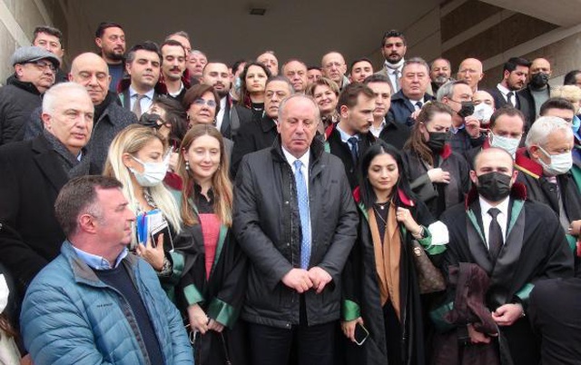 Cumhurbaşkanına hakaretten yargılanan Muharrem İnce'nin 4 yıl 8 ay hapsi istendi Cumhurbaşkanına hakaretten yargılanan Muharrem İnce'nin 4 yıl 8 ay hapsi istendi