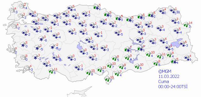 Türkiye, 5 gün boyunca sürecek soğuk ve yağışlı havanın etkisine giriyor