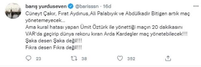 Herkes gerçek mi diye birbirine soruyor! Tarihi hakem kıyımına yorumculardan tepki: Türk futbolunun kara günü