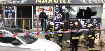 Kafede kızgın yağın bulunduğu fritöz bomba gibi patladı... Kafe çalışanı yüzünden yaralandı