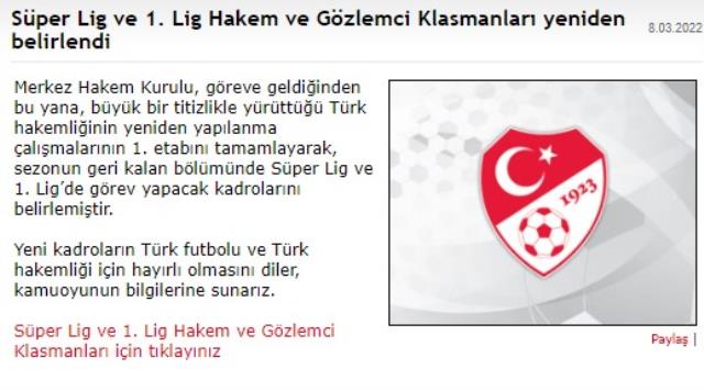 Son Dakika: Türk futbolunda böyle bir gün yaşanmadı! 13 hakemin görevine son verildi