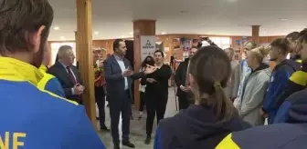 TİESF Başkanı Kerim Vural Bursa'da misafir edilen Ukraynalı sporcuları ziyaret etti