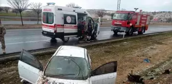 Mardin'de dolu yağışı kazayı beraberinde getirdi: 2 yaralı