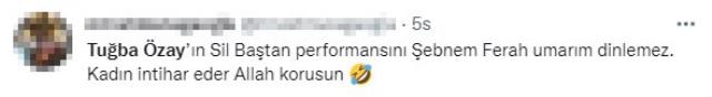 Tuğba Özay Sil Baştan şarkısını okudu, dinleyiciler hiç beğenmedi Tuğba Özay Sil Baştan şarkısını okudu, dinleyiciler hiç beğenmedi