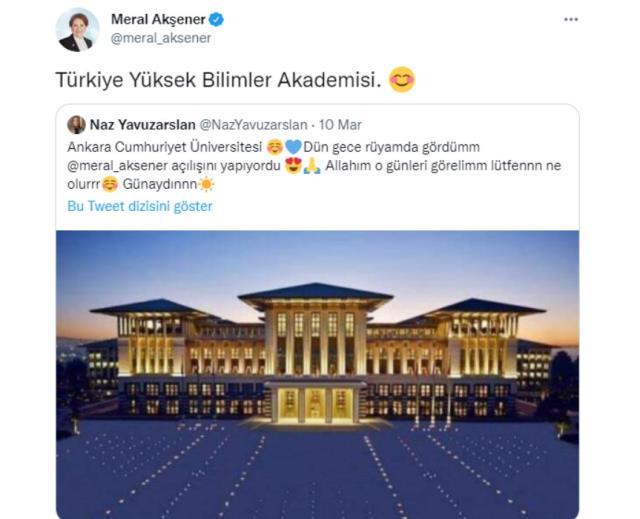 'Dün gece rüyamda gördüm' dedi, Akşener yanıtladı! İşte İYİ Parti liderinin Beştepe planı