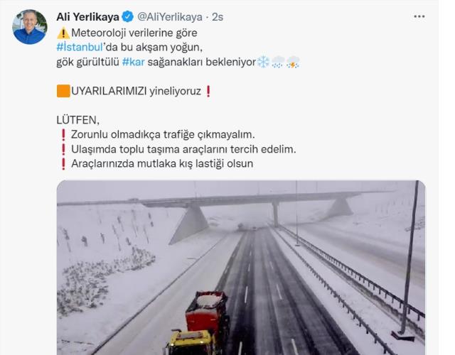 İstanbul'da akşam saatlerinde gök gürültülü kar sağanağı bekleniyor: Yetkililerden uyarı üstüne uyarı! İstanbul'da akşam saatlerinde gök gürültülü kar sağanağı bekleniyor: Yetkililerden uyarı üstüne uyarı!