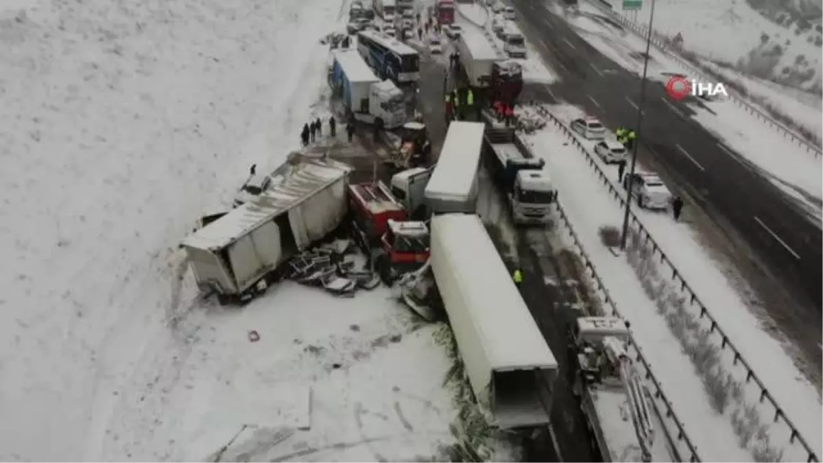 Kuzey Marmara Otoyolu Zincirleme Kaza Sonras Trafi E A Ld Son Dakika