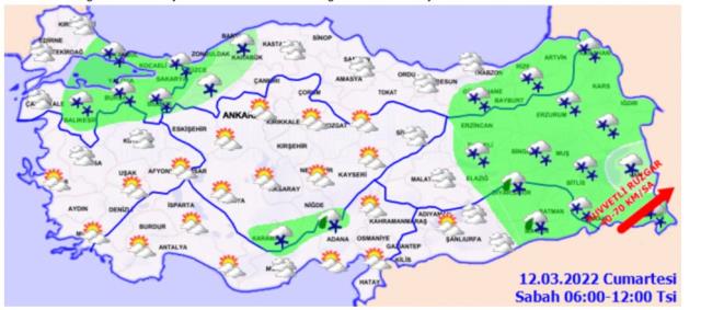 Meteoroloji'den harita ve saatle kar uyarısı! Aybar ne zaman bitecek?
