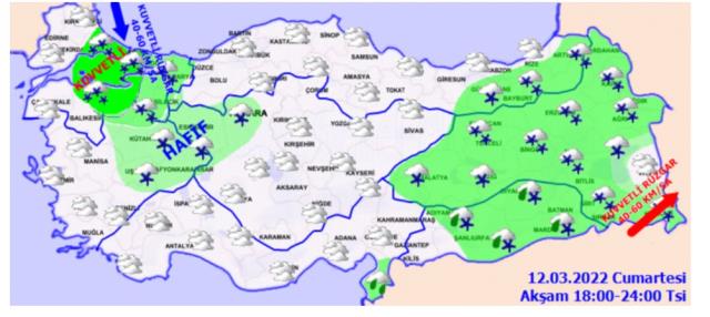 Meteoroloji'den harita ve saatle kar uyarısı! Aybar ne zaman bitecek?