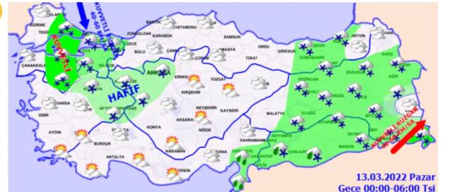 Meteoroloji'den harita ve saatle kar uyarısı! Aybar ne zaman bitecek?