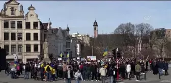 Rusya'nın Ukrayna'ya saldırısı protesto edildi