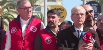 DİSK Genel Başkanı Çerkezoğlu, düzenlenen mitingde konuştu