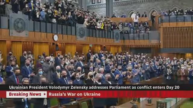Zelenski, Kanada meclisine seslendi! Dinleyenler ayakta alkışladılar Zelenski, Kanada meclisine seslendi! Dinleyenler ayakta alkışladılar