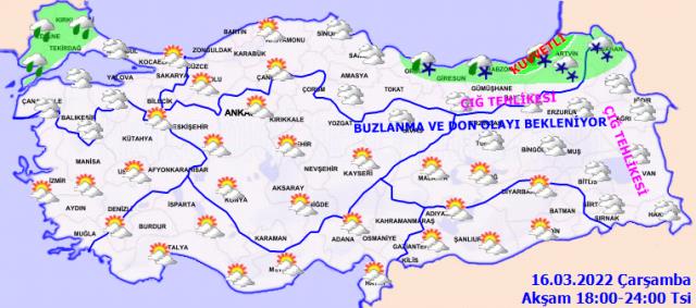 16 Mart 2022 Çarşamba hava durumu nasıl olacak? Soğuk hava geri mi geliyor? 16 Mart 2022 Çarşamba hava durumu nasıl olacak? Soğuk hava geri mi geliyor?