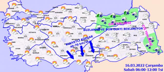 16 Mart 2022 Çarşamba hava durumu nasıl olacak? Soğuk hava geri mi geliyor? 16 Mart 2022 Çarşamba hava durumu nasıl olacak? Soğuk hava geri mi geliyor?