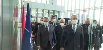 Milli Savunma Bakanı Akar, NATO Karargahına geldi
