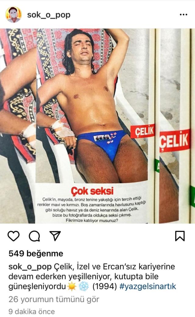 Çelik yıllar sonra tekrar gündem olan mayolu fotoğrafına isyan etti Çelik yıllar sonra tekrar gündem olan mayolu fotoğrafına isyan etti