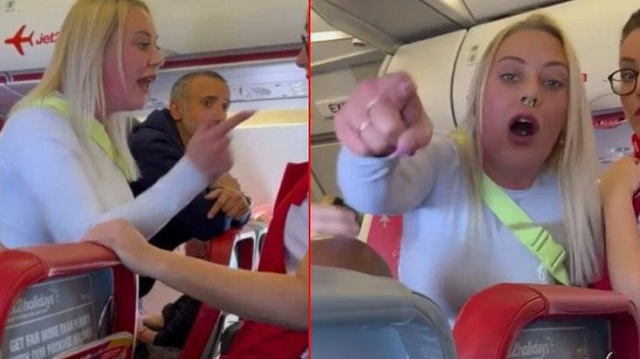 Antalya uçağında ortalık karıştı! Ağlayan bebeğe sinirlenen kadın, yolcuları tokatladı Antalya uçağında ortalık karıştı! Ağlayan bebeğe sinirlenen kadın, yolcuları tokatladı
