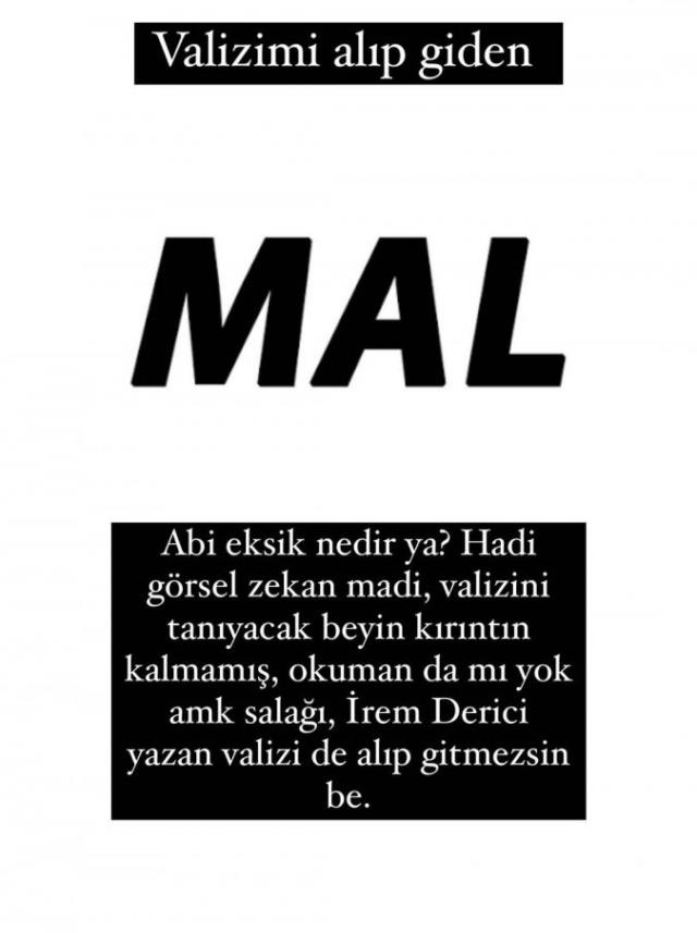 Cem Belevi ile yollarını ayıran İrem Derici'den küfürlü paylaşım Cem Belevi ile yollarını ayıran İrem Derici'den küfürlü paylaşım