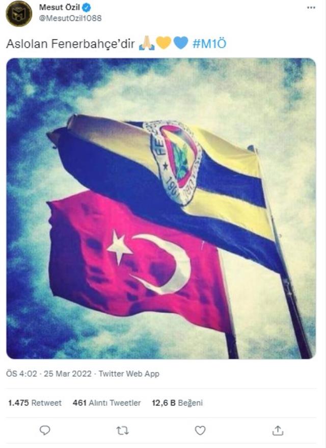 Kadro dışı bırakılan Mesut Özil'in paylaşımı sosyal medyayı yıktı! Taraftarlar beğeni yağdırdı Kadro dışı bırakılan Mesut Özil'in paylaşımı sosyal medyayı yıktı! Taraftarlar beğeni yağdırdı