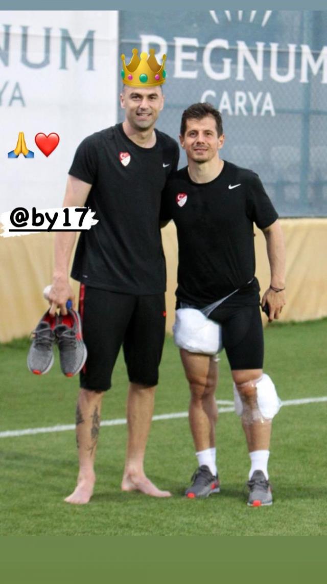 Maçın ardından dikkat çeken paylaşım! Emre Belözoğlu'ndan Burak Yılmaz göndermesi