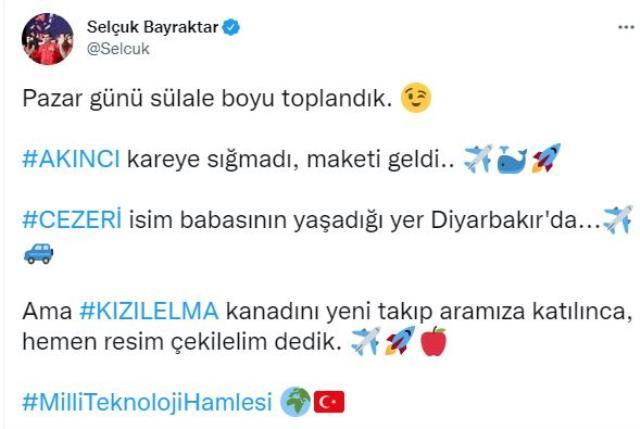 Selçuk Bayraktar'dan yeni Kızılelma paylaşımı