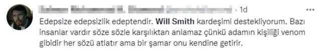 Oscar'da Chris Rock'a tokat atan Will Smith, sosyal medyayı ikiye böldü Oscar'da Chris Rock'a tokat atan Will Smith, sosyal medyayı ikiye böldü