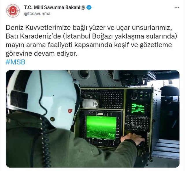 Bakan Hulusi Akar, Karadeniz'deki son durumu paylaştı: Mayınlar imha ediliyor Bakan Hulusi Akar, Karadeniz'deki son durumu paylaştı: Mayınlar imha ediliyor