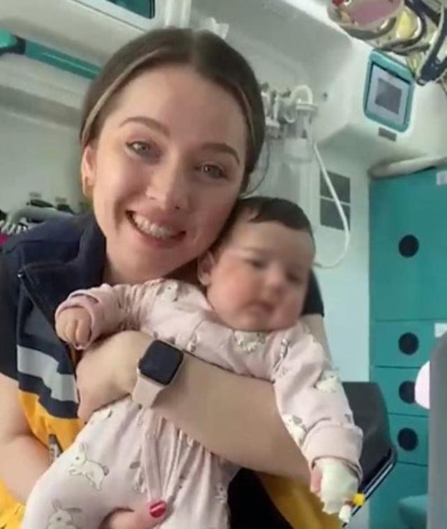 Pendik'te görevli acil tıp teknikeri, terk edilmiş bebeğe sütannelik yaptı