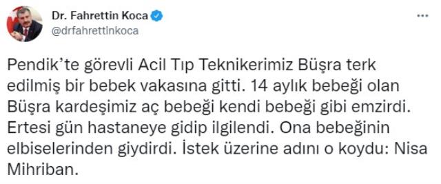 Pendik'te görevli acil tıp teknikeri, terk edilmiş bebeğe sütannelik yaptı