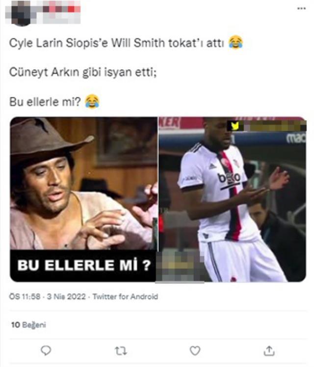 Herkesin aklına Will Smith geldi! Larin'in attığı tokat sosyal medyada akım başlattı