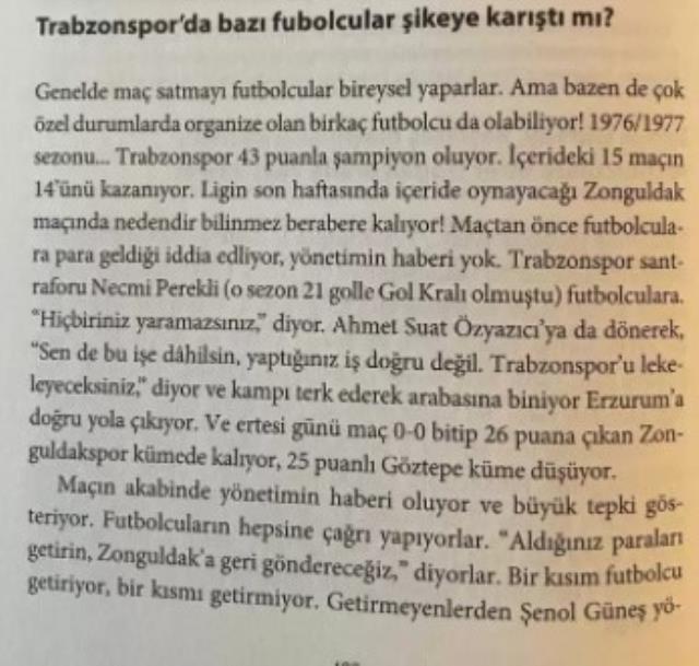 Yer yerinden oynayacak! Şenol Güneş'e şike suçlaması