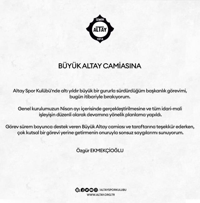 Son Dakika: Başkanlar bir bir bırakıyor! Özgür Ekmekçioğlu istifa etti