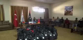 TİKA'dan Libya'daki işitme ve konuşma engelli sporculara malzeme desteği