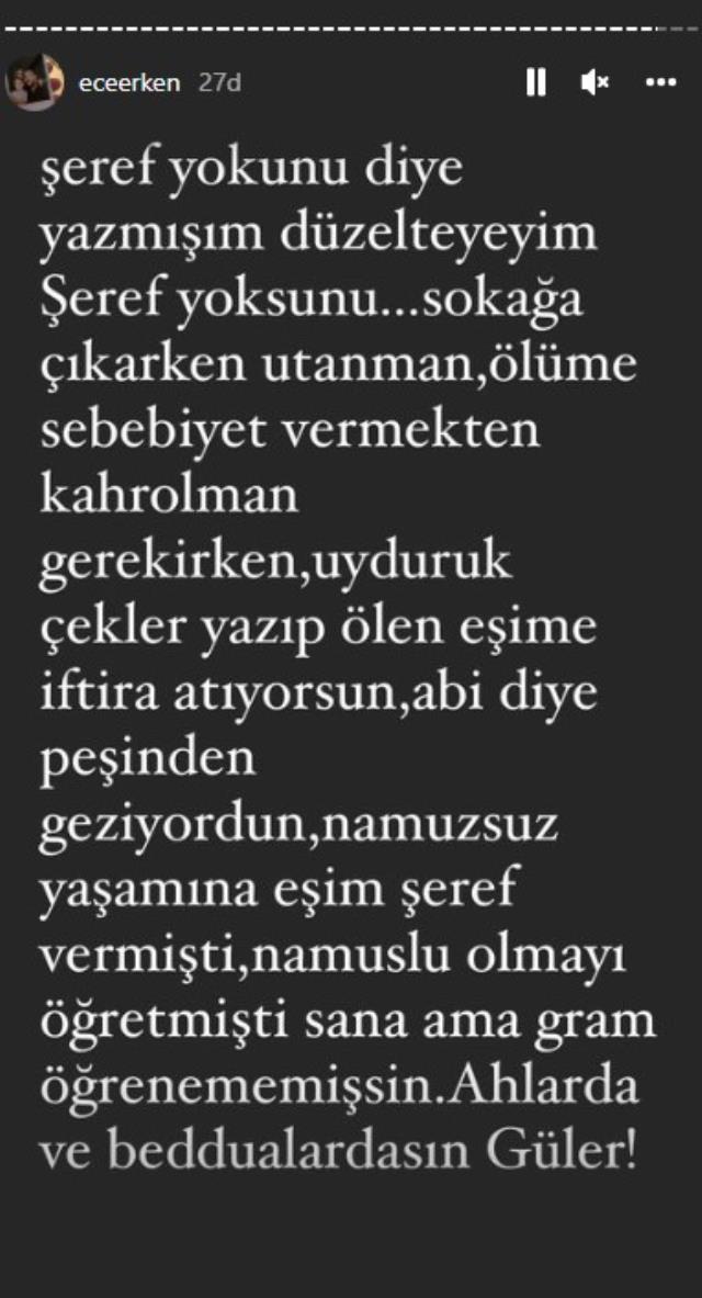 Hesabına bloke konulan Ece Erken ateş püskürdü: Şafak'ın ölümüne sebebiyet veren kişi yaptı