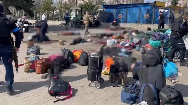 Rusya: Donetsk bölgesinde tren istasyonunda Ukrayna ordusuna giden silahlar vuruldu