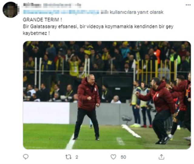 Fatih Terim'e vefasızlık! Galatasaray'ın derbi paylaşımı taraftarı çok kızdırdı Fatih Terim'e vefasızlık! Galatasaray'ın derbi paylaşımı taraftarı çok kızdırdı