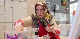 70'inde ressam olmak için kolları sıvadı: 72 yaşındaki Aliye teyzenin resim aşkı