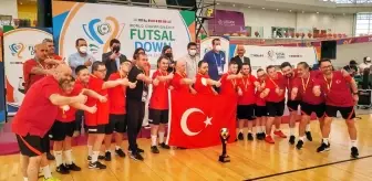 Down Sendromlular Futsal Dünya Şampiyonası: Türkiye Milli Takımı dünya üçüncüsü oldu