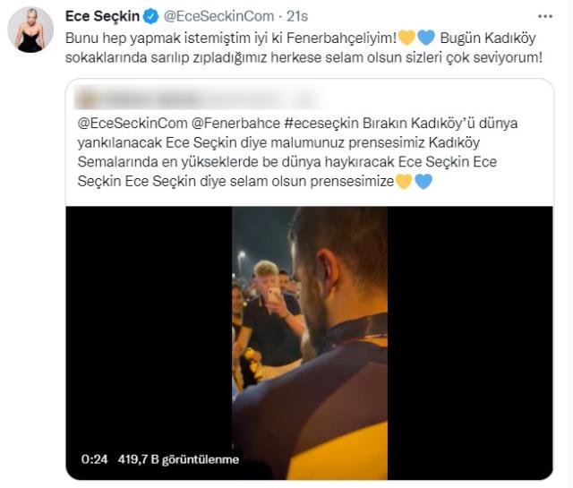 Ece Seçkin'in alıntıladığı paylaşım olay oldu! Fenerbahçe yeni Yusuf Fahir Baba'sını buldu