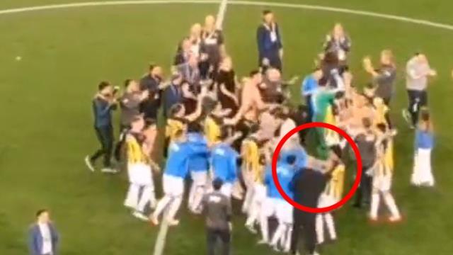 Kıyameti koparan görüntü! Derbi zaferi sonrası Fenerbahçeli futbolcudan Luiz Gustavo'ya olay hareket