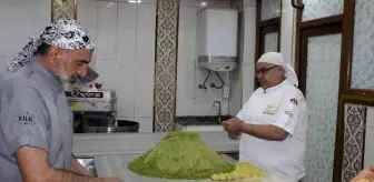 Kilis'te gerebiç tatlısı mesaisi