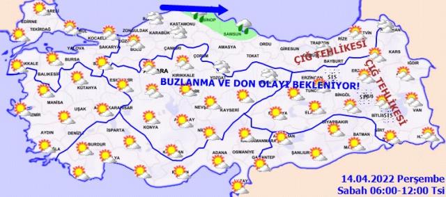 14 Nisan Perşembe günü yurtta hava nasıl olacak?