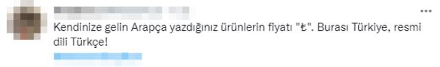 Kozmetik market zincirinin hazırladığı Arapça katalog sosyal medyayı ayağa kaldırdı